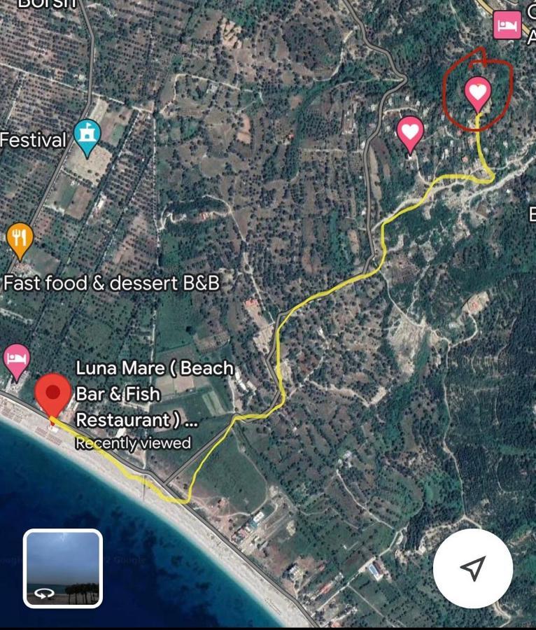 Maison Bellevue - 2 Bdrm Villa In Borsh Beach ภายนอก รูปภาพ